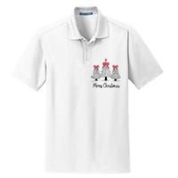 Merry Christmas Tree Pine Holiday Season Dry Zone Grid Polo