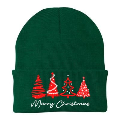 Merry Chirstmas Tree Knit Cap Winter Beanie