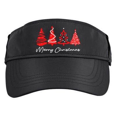 Merry Chirstmas Tree Adult Drive Performance Visor