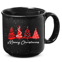 Merry Chirstmas Tree 15oz Campfire Ceramic Mug