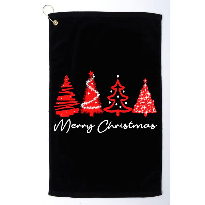 Merry Chirstmas Tree Golf Towel