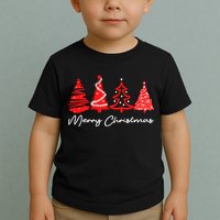 Merry Chirstmas Tree Toddler T-Shirt