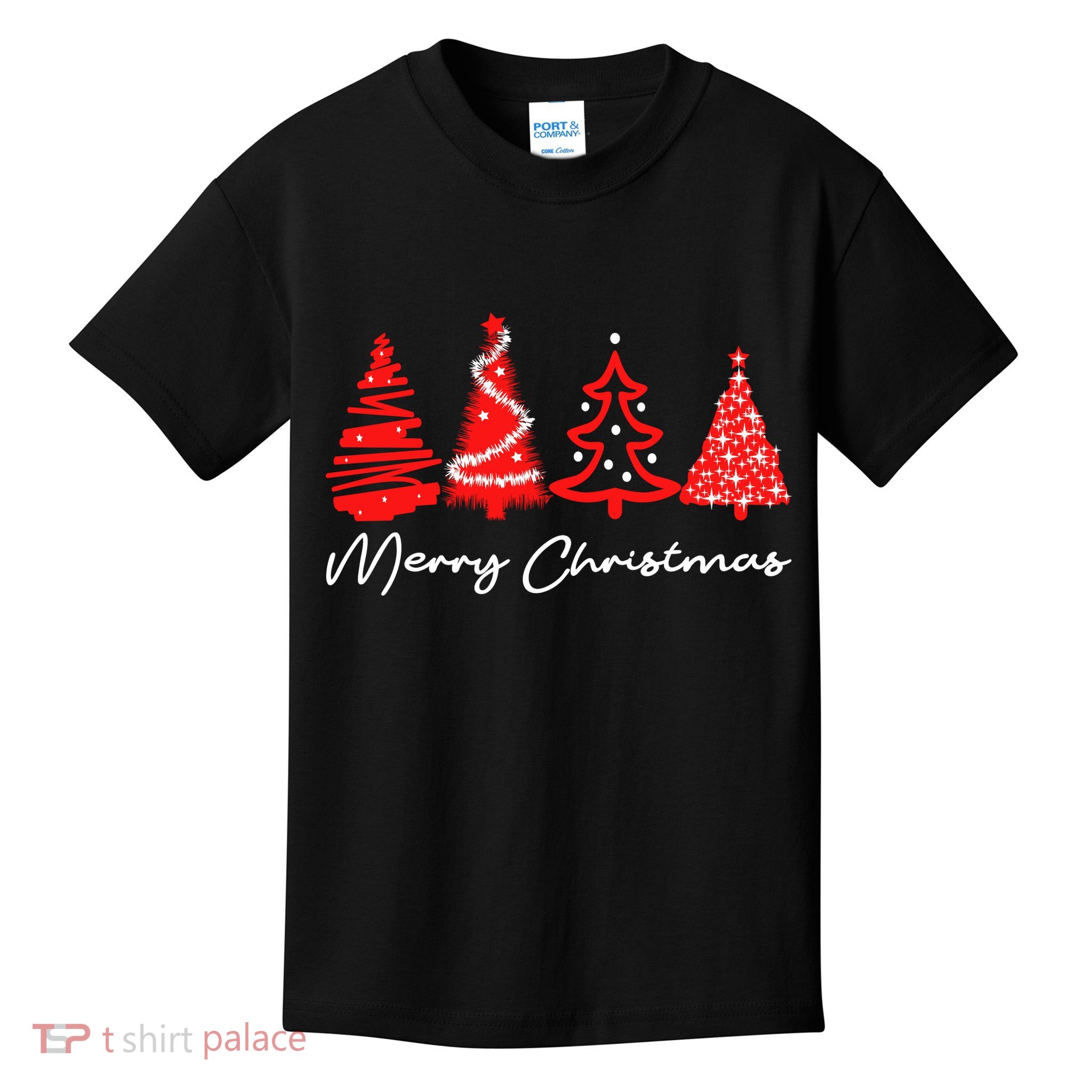 Merry Chirstmas Tree Kids T-Shirt