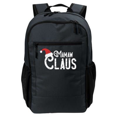 Mamaw Claus Traditional Santa Matching Family Christmas Funny Gift Daily Commute Backpack