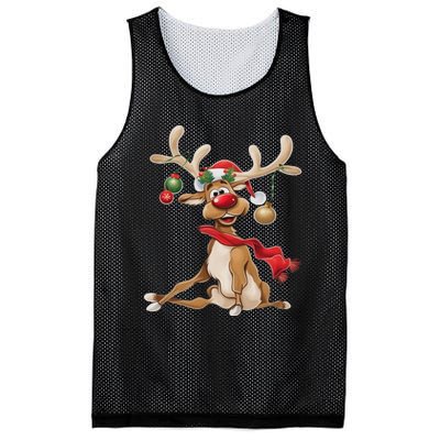 Merry Christmas T Women Gifts For Him Funny Reindeer Mesh Reversible Basketball Jersey Tank