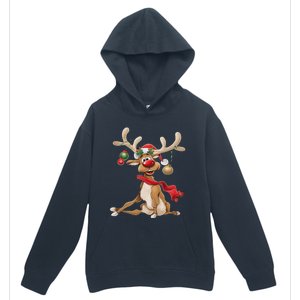 Merry Christmas T Women Gifts For Him Funny Reindeer Urban Pullover Hoodie