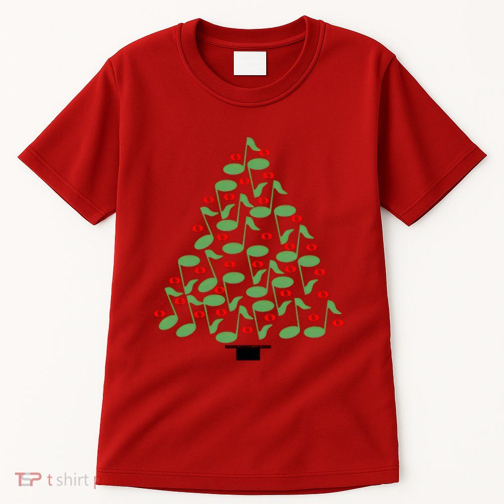 Musical Christmas Tree Tall T-Shirt
