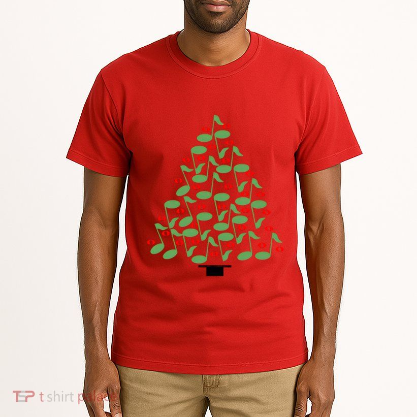 Musical Christmas Tree Tall T-Shirt