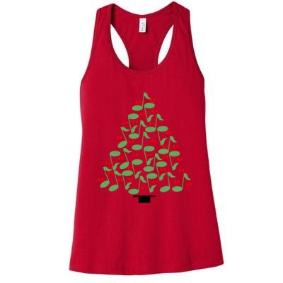 Musical Christmas Tree Women's Racerback Tank