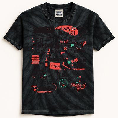 Mathematics Concert Tour Kids Tie-Dye T-Shirt