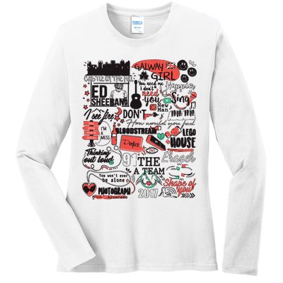 Mathematics Concert Tour Ladies Long Sleeve Shirt