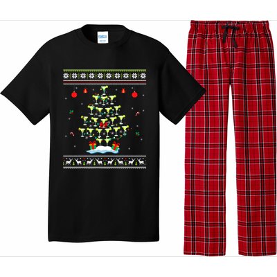 Margarita Christmas Tree Mexican Tequila Cocktail Ugly Cool Gift Pajama Set