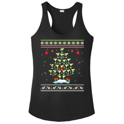 Margarita Christmas Tree Mexican Tequila Cocktail Ugly Cool Gift Ladies PosiCharge Competitor Racerback Tank