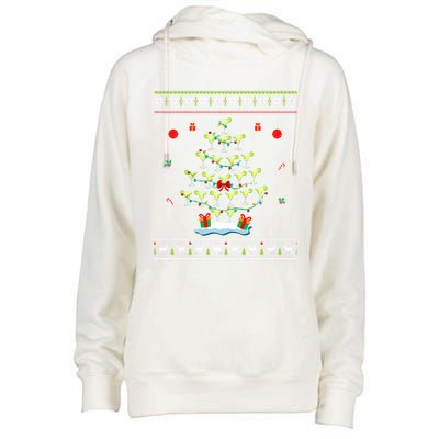 Margarita Christmas Tree Mexican Tequila Cocktail Ugly Cool Gift Womens Funnel Neck Pullover Hood