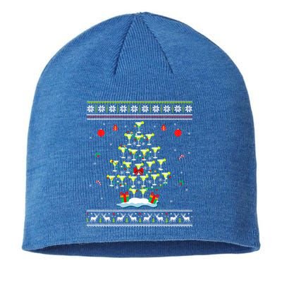 Margarita Christmas Tree Mexican Tequila Cocktail Ugly Cool Gift Sustainable Beanie