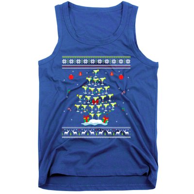 Margarita Christmas Tree Mexican Tequila Cocktail Ugly Cool Gift Tank Top