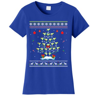 Margarita Christmas Tree Mexican Tequila Cocktail Ugly Cool Gift Women's T-Shirt