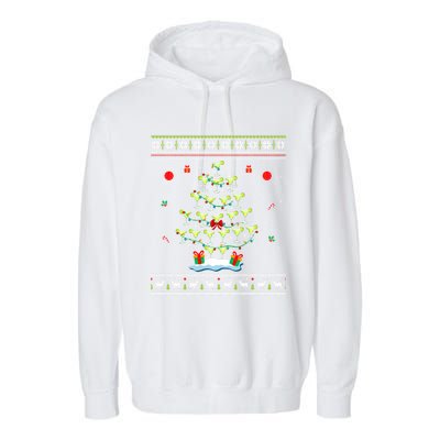 Margarita Christmas Tree Mexican Tequila Cocktail Ugly Cool Gift Garment-Dyed Fleece Hoodie