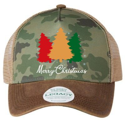 Merry Christmas Tree Family Xmas Holidays Gift Legacy Tie Dye Trucker Hat