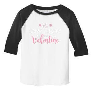 My Cairn Terrier Is My Valentine Party Gift Toddler Fine Jersey T-Shirt