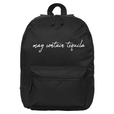 May Contain Tequila 16 in Basic Backpack