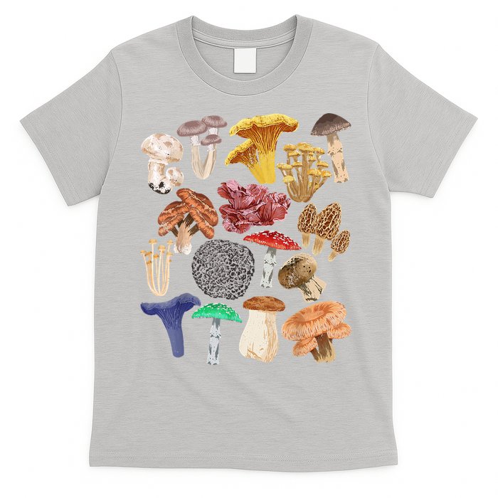 Mushroom Classification Types Mycology For Shroom Hunter T-Shirt