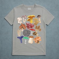 Mushroom Classification Types Mycology For Shroom Hunter T-Shirt