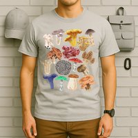 Mushroom Classification Types Mycology For Shroom Hunter T-Shirt
