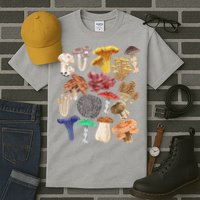 Mushroom Classification Types Mycology For Shroom Hunter Tall T-Shirt