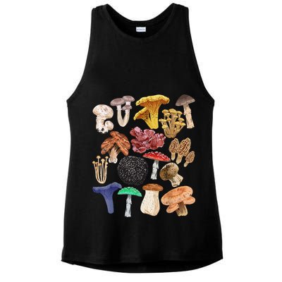 Mushroom Classification Types Mycology For Shroom Hunter Ladies PosiCharge Tri-Blend Wicking Tank