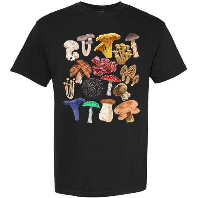 Mushroom Classification Types Mycology For Shroom Hunter Garment-Dyed Heavyweight T-Shirt