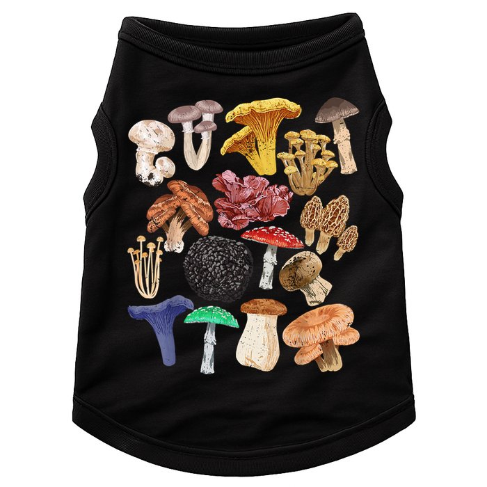 Mushroom Classification Types Mycology For Shroom Hunter Doggie Tank