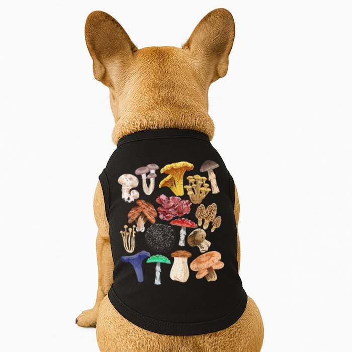 Mushroom Classification Types Mycology For Shroom Hunter Doggie Tank