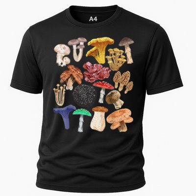 Mushroom Classification Types Mycology For Shroom Hunter Performance Shirt