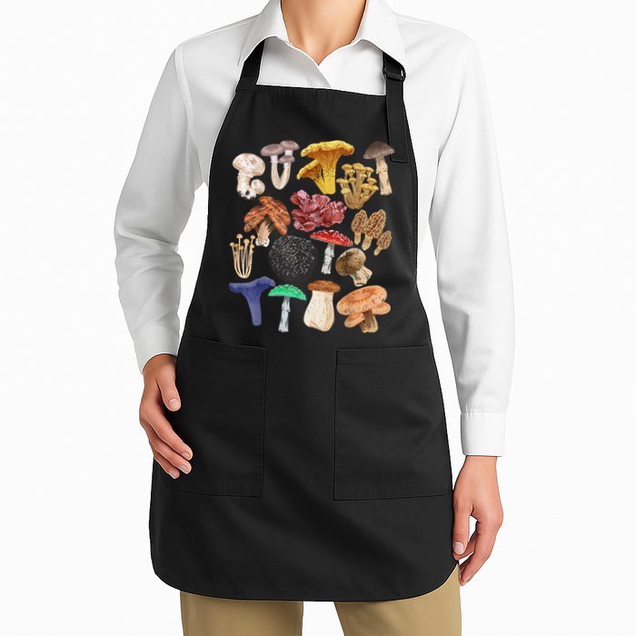 Mushroom Classification Types Mycology For Shroom Hunter Apron
