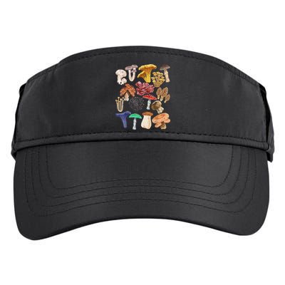 Mushroom Classification Types Mycology For Shroom Hunter Adult Drive Performance Visor