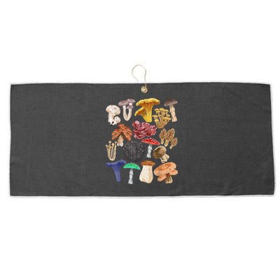 Mushroom Classification Types Mycology For Shroom Hunter Large Microfiber Waffle Golf Towel