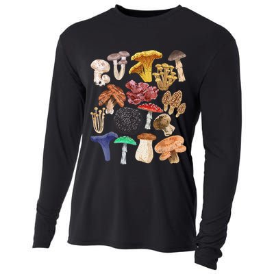 Mushroom Classification Types Mycology For Shroom Hunter Cooling Performance Long Sleeve Crew