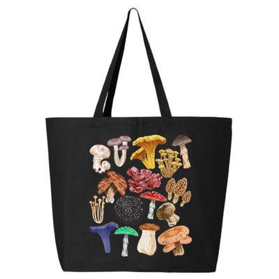 Mushroom Classification Types Mycology For Shroom Hunter 25L Jumbo Tote