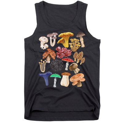 Mushroom Classification Types Mycology For Shroom Hunter Tank Top