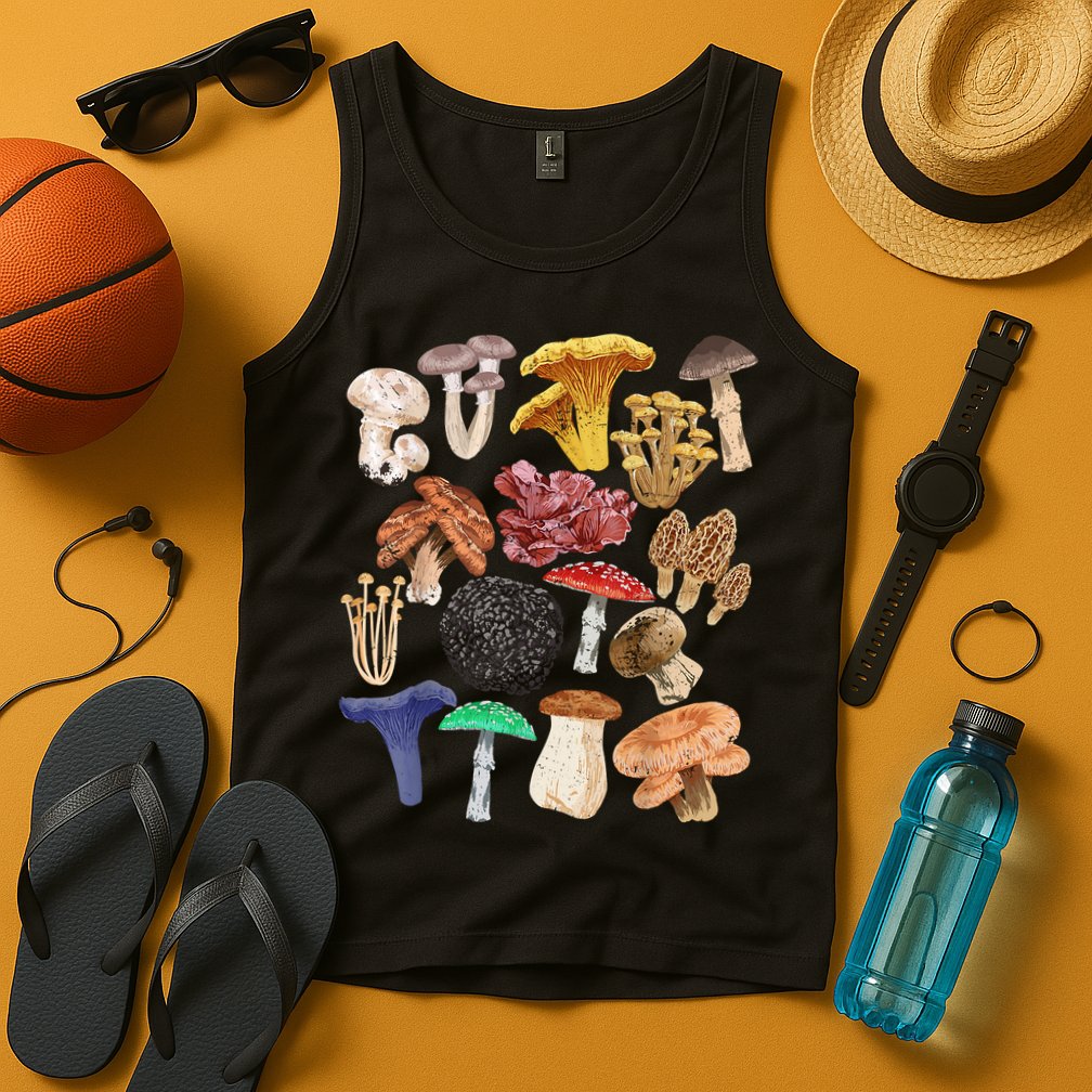 Mushroom Classification Types Mycology For Shroom Hunter Tank Top