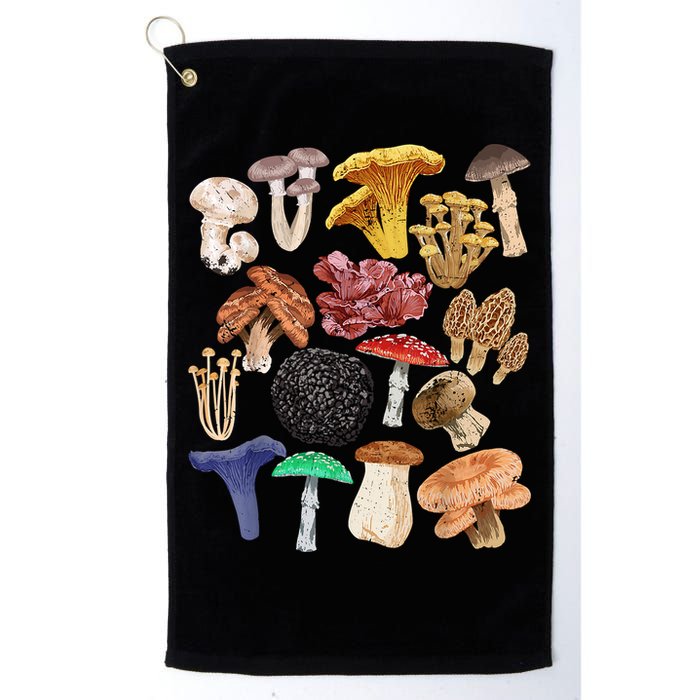 Mushroom Classification Types Mycology For Shroom Hunter Golf Towel