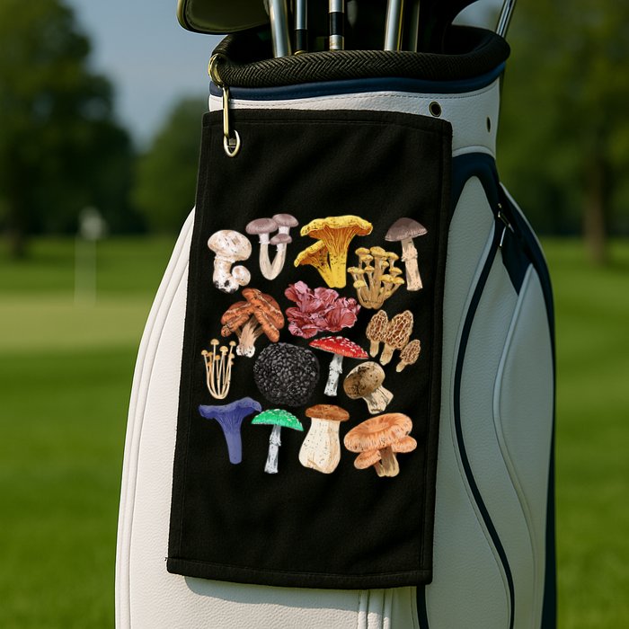 Mushroom Classification Types Mycology For Shroom Hunter Golf Towel