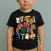 Mushroom Classification Types Mycology For Shroom Hunter Toddler T-Shirt