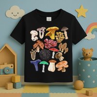 Mushroom Classification Types Mycology For Shroom Hunter Toddler T-Shirt