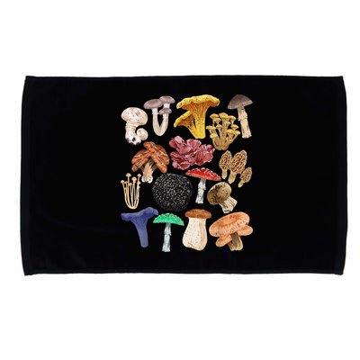 Mushroom Classification Types Mycology For Shroom Hunter Microfiber Hand Towel