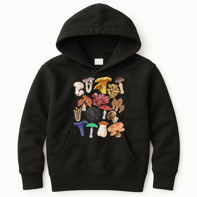Mushroom Classification Types Mycology For Shroom Hunter Kids Hoodie
