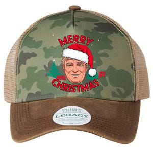 Merry Christmas Trump Humorous Christmas Legacy Tie Dye Trucker Hat