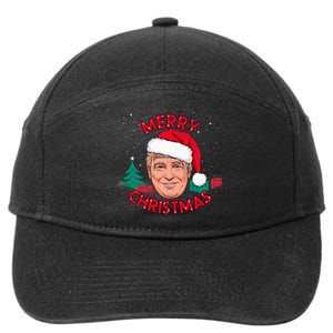 Merry Christmas Trump Humorous Christmas 7-Panel Snapback Hat