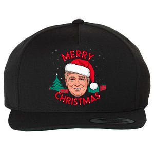 Merry Christmas Trump Humorous Christmas Wool Snapback Cap